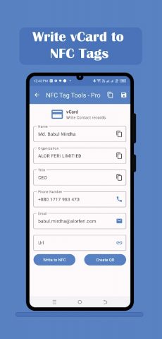 NFC Tag Tools — Pro для Android — скриншот 3