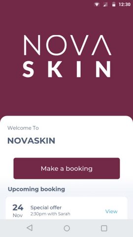 NOVASKIN для Android — скриншот 1