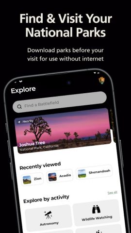 National Park Service для Android — скриншот 1