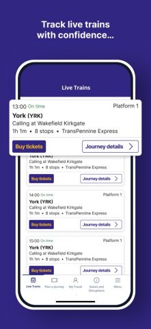 National Rail для iOS — скриншот 2