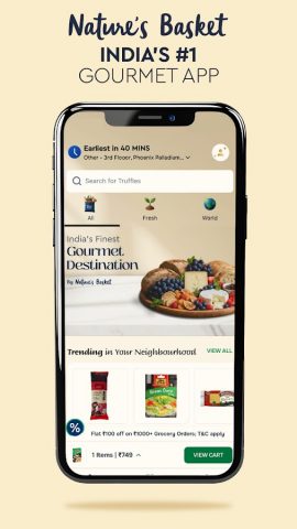 Nature’s Basket Gourmet App для Android — скриншот 1