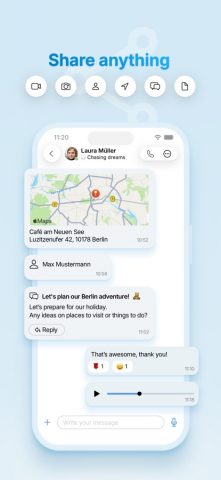 Nextcloud Talk для iOS — скриншот 4