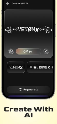 Nickname Generator: Fancy Text для iOS — скриншот 1