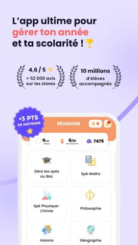 Nomad Réussite Bac Brevet 2026 для Android — скриншот 1