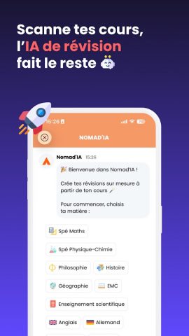 Nomad Réussite Bac Brevet 2026 для Android — скриншот 2