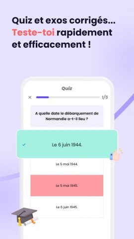 Nomad Réussite Bac Brevet 2026 для Android — скриншот 5