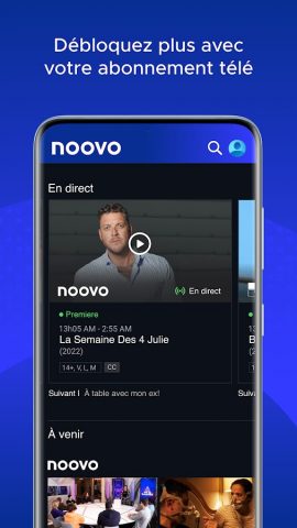 Noovo для Android — скриншот 5