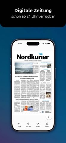 Nordkurier News & E-Paper для iOS — скриншот 3