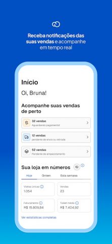Nuvemshop для Android — скриншот 2