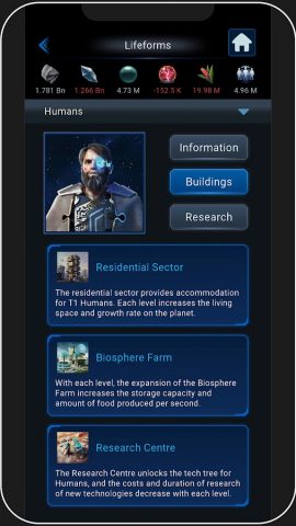 OGame для Android — скриншот 3