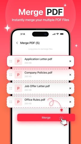 Объединение PDF:Объединить PDF для Android — скриншот 2