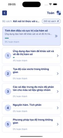 Onluyen.vn для Android — скриншот 4