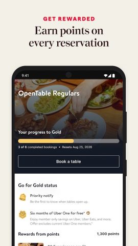 OpenTable для Android — скриншот 4