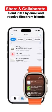 PDF Watch Reader — iWatch PDF для iOS — скриншот 4