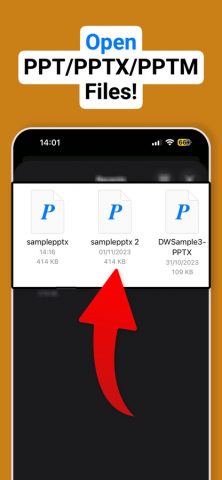 PPTX PPT PPTM To PDF Reader для iOS — скриншот 1