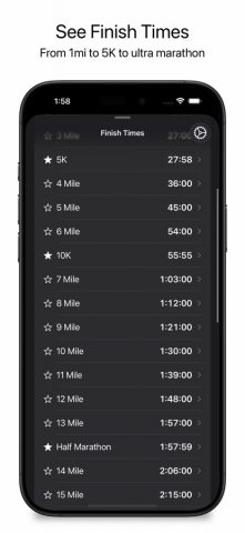 Pace: Running Pace Calculator для iOS — скриншот 2