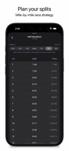 Pace: Running Pace Calculator для iOS — скриншот 4