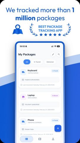 Package Tracker Pro для Android — скриншот 1