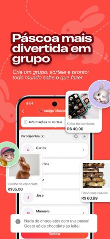 Papelzinho — Amigo Secreto для Android — скриншот 2