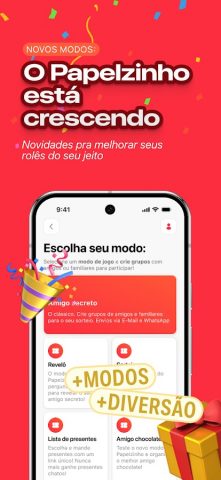 Papelzinho — Amigo Secreto для Android — скриншот 3