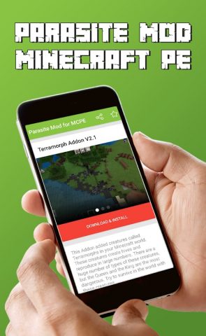 Parasite Mod for MCPE для Android — скриншот 1