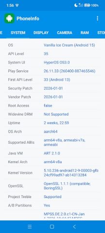 Phone Info — Device Details для Android — скриншот 3