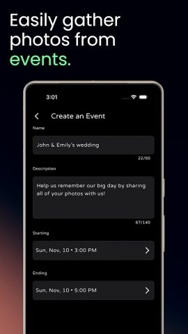 Photo Dump: Shared Camera для Android — скриншот 2