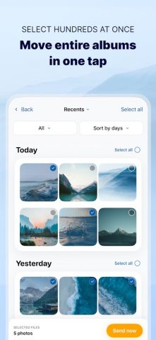 Photo Transfer: Send via WiFi для Android — скриншот 3