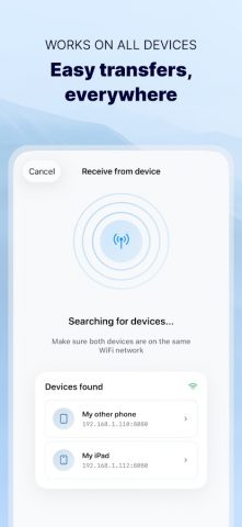 Photo Transfer: Send via WiFi для Android — скриншот 4