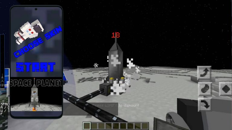 Planet Space Mod Minecraft PE для Android — скриншот 1