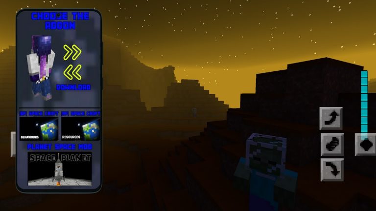 Planet Space Mod Minecraft PE для Android — скриншот 5