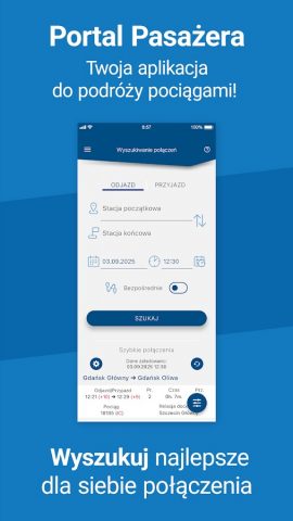 Portal Pasażera для Android — скриншот 1