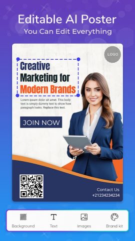 Poster maker AI Flyer 2026 для Android — скриншот 2