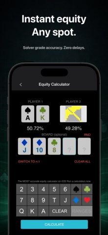 Preflop+ Poker GTO Nash Charts для iOS — скриншот 4