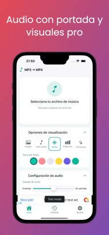 Преобразовать MP3 в MP4 для iOS — скриншот 3