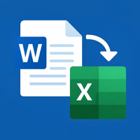 Преобразователь Word в Excel для iOS