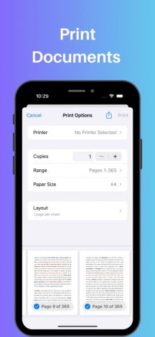 Принтер App: Печать Фото, ПДФ для iOS — скриншот 3