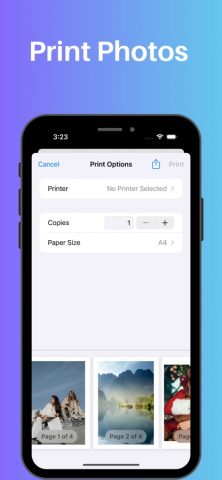 Принтер App: Печать Фото, ПДФ для iOS — скриншот 4