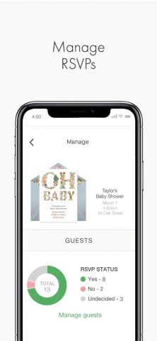 Punchbowl: Invitations & Cards для iOS — скриншот 4