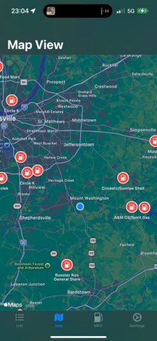 Pure Gas для iOS — скриншот 2