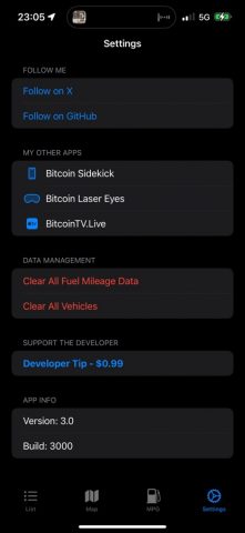 Pure Gas для iOS — скриншот 3
