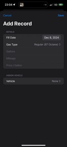 Pure Gas для iOS — скриншот 4