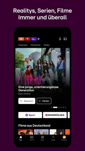 RTL+ для Android — скриншот 2