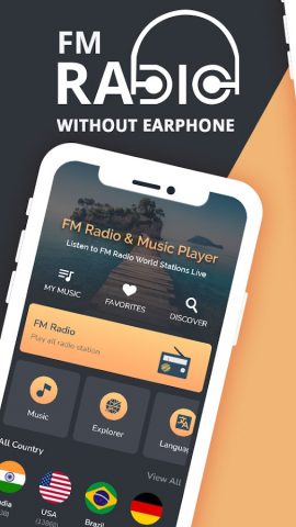 Radio Fm Without Internet для Android — скриншот 1