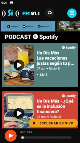 Radio Si 91.1 для Android — скриншот 2