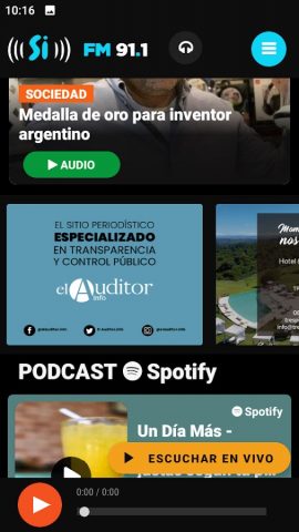 Radio Si 91.1 для Android — скриншот 3