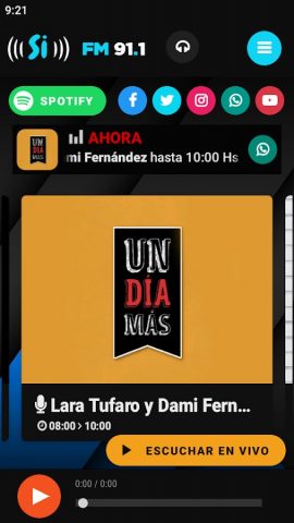 Radio Si 91.1 для Android — скриншот 4