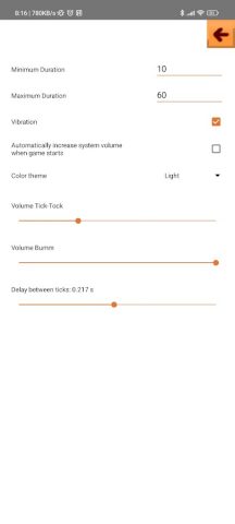 Random timer — tick tock bomb для Android — скриншот 5