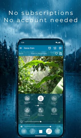 Расслабьтесь дождь для Android — скриншот 4