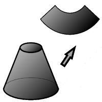 Развертка конуса для Android